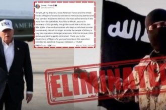 US President Donald Trump and Abu-Bilal Al-Minuki are featured together in a shared image.
