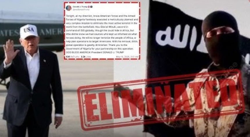 US President Donald Trump and Abu-Bilal Al-Minuki are featured together in a shared image.