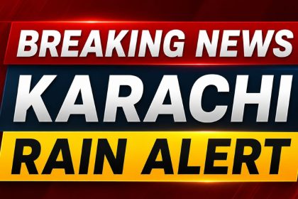 Karachi rain alert shows dark clouds over the city as PMD warns of storms and urban flooding risk