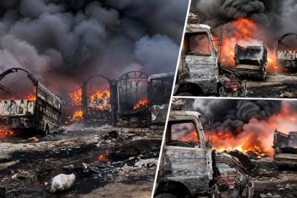 Pakistan Customs Warehouse Fire in Dera Ismail Khan during relocation of seized goods and vehicles