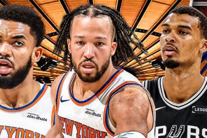 Knicks vs Spurs NBA Final's poster