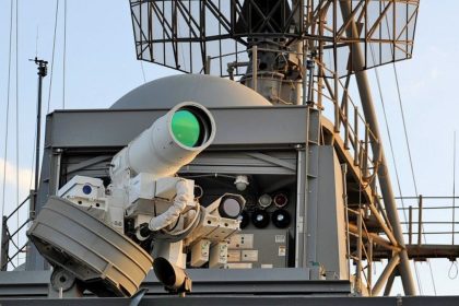 Lockheed Martin Lockheed drone weapon system test at Arizona’s Yuma Proving Ground.