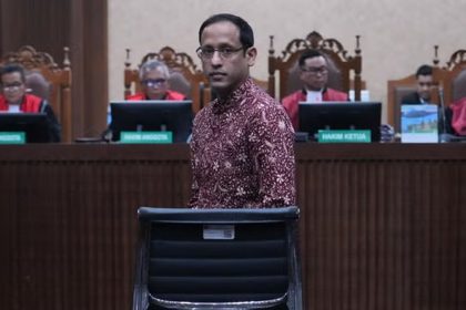 Nadiem Makarim, Indonesia’s former education minister and Gojek co-founder, after his conviction in a Chromebook procurement graft case.