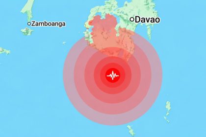 Philippines Earthquake Uplift exposing coral reefs and dead marine life after the Mindanao quake