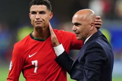 Cristiano Ronaldo with Portugal’s national team, illustrating the Cristiano Ronaldo suspension story.