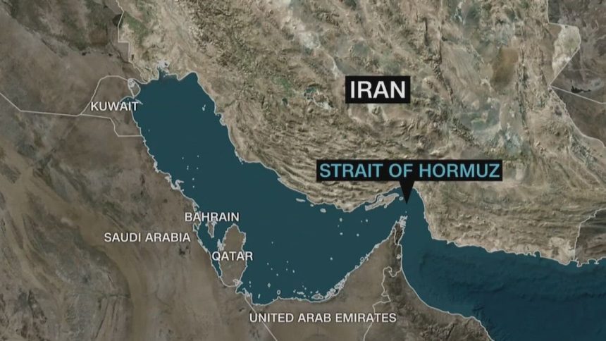 US strikes Iran military sites near the Strait of Hormuz began Tuesday after a U.S. Apache helicopter went down.
