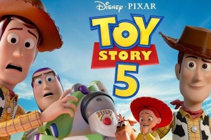 Toy Story 5 box office graphic showing Pixar and Disney’s animated sequel opening with $312 million worldwide.