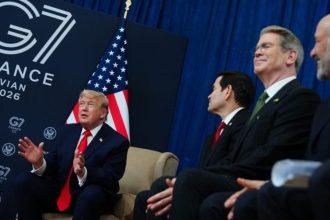 US President Donald Trump at G7 Summit said that he“never cared about regime change” in Iran, and recent US and Israeli actions had already altered Tehran’s leadership structure.