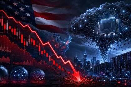 US stock futures fell as AI valuation worries, an Asia chip selloff and OpenAI IPO delay concerns weighed on technology shares.