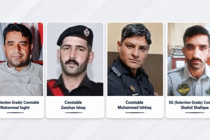 AJK policemen abducted including Muhammad Saghir, Zeeshan Ishaq, Muhammad Ishtiaq and Shahid Shafique.