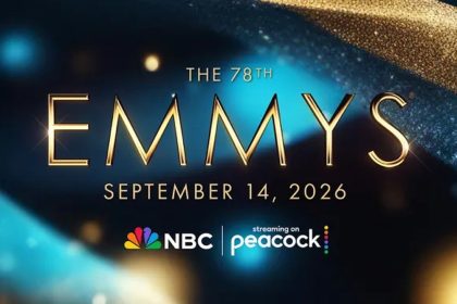 2026 Emmy Awards broadcast announcement for NBC and Peacock