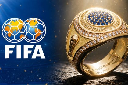 FIFA emblem and World Cup championship ring