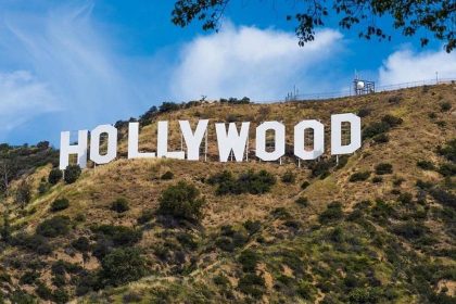 Hollywood Sign on the hills above Los Angeles