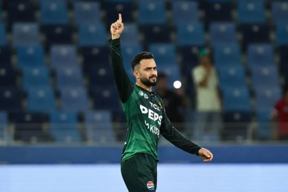 Pakistan all-rounder Mohammad Nawaz following the lifting of his ICC provisional suspension.