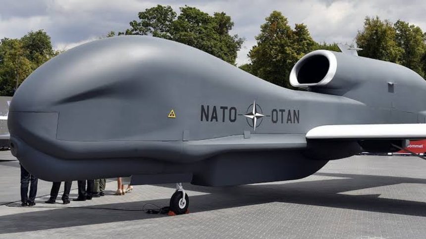 NATO drone representing NATO drone.