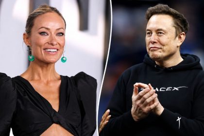 Olivia Wilde and Elon Musk.