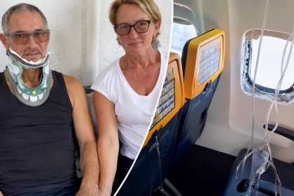 Ljubisa Karović after Ryanair flight FR1879 window shattered over Greece