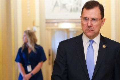 US Rep. Tom Kean departs the US Capitol in Washington DC on June 30 2026.