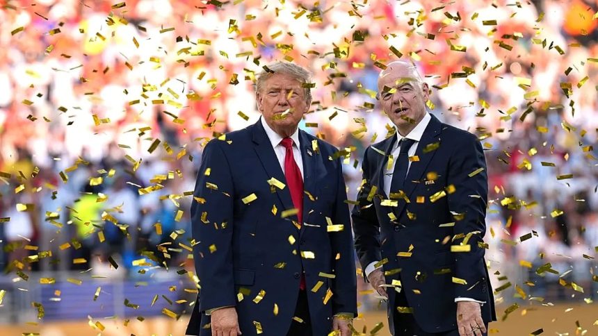 Donald Trump and Gianni Infantino at FIFA World Cup 2026 final