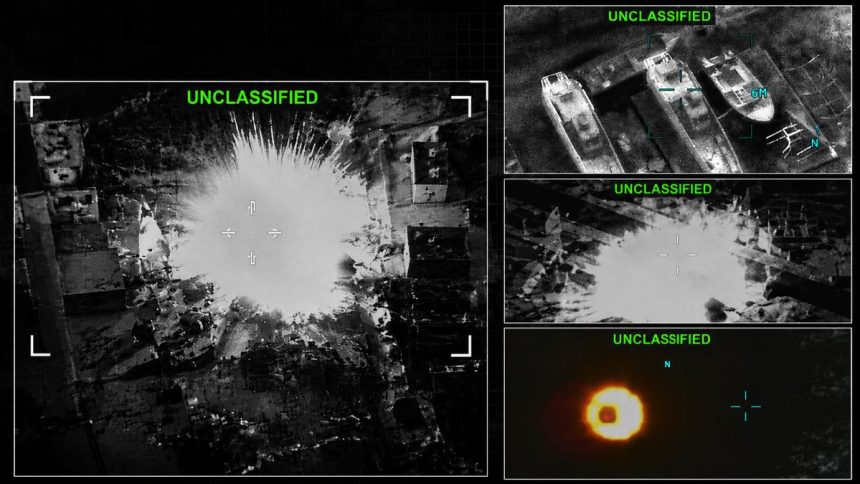U.S. surveillance footage captures precision strikes on Islamic Revolutionary Guard Corps (IRGC) targets across Iran during a military operation on July 30, 2026.