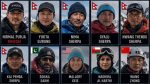 Portraits of climbers who were victims of the Broad Peak avalanche during the mountaineering expedition in Pakistan.