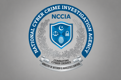 National Cyber Crime Investigation Agency NCCIA emblem of Pakistan.