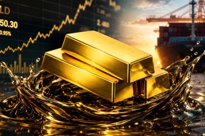 Gold bullion bars representing gold prices in global financial markets