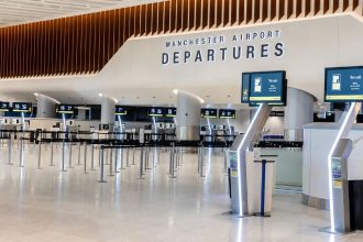 Manchester Airport departures terminal