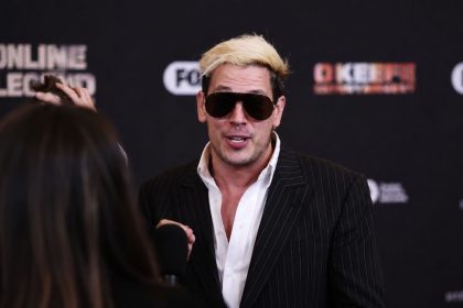 Milo Yiannopoulos at a film premiere in Newport Beach in 2024.
