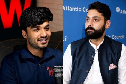 Slain Pakistani entrepreneur Mir Ali Raza and Jibran Nasir