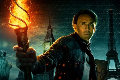 Nicolas Cage in a National Treasure 3 fan poster.