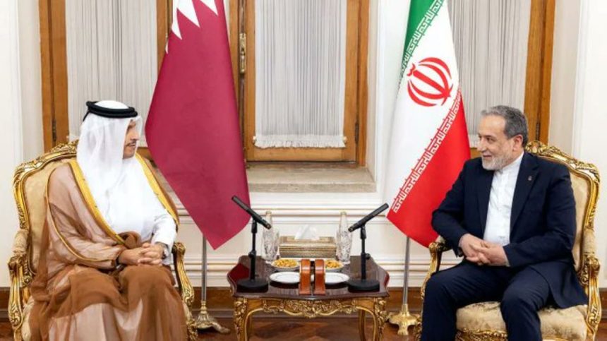 Sheikh Mohammed bin Abdulrahman and Abbas Araghchi