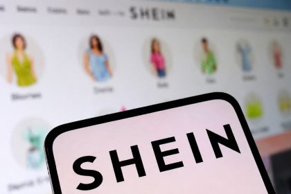 SHEIN online shopping platform displaying fashion products