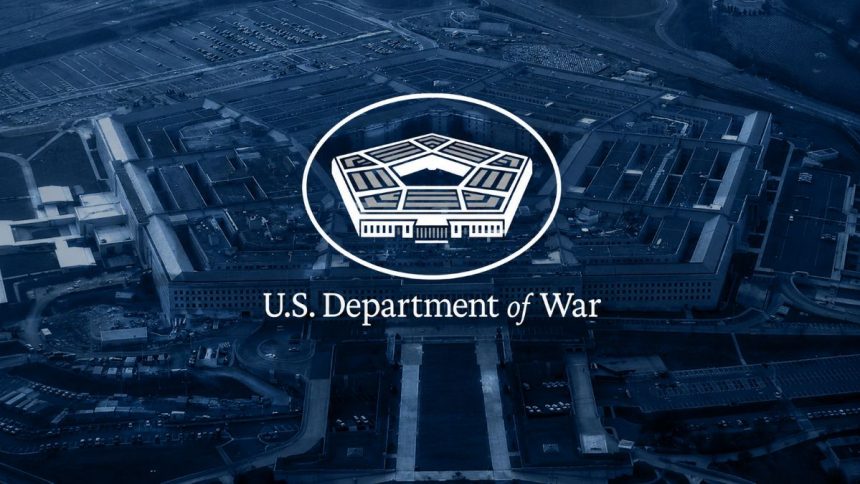U.S. Department of War building shown from above