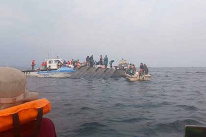 Mbuya Nehanda passenger ferry capsized near Long Island Zimbabwe