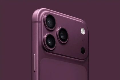 iPhone 18 Pro Max camera system in purple