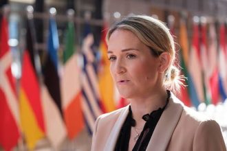 Irish Minister Helen McEntee during an official engagement