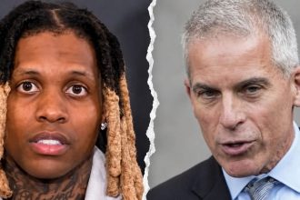 Lil Durk and defense attorney Brian Steel.