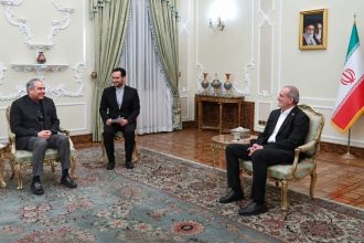 Mohsin Naqvi meets Iranian President Masoud Pezeshkian in Tehran.