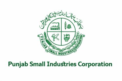 Punjab Small Industries Corporation logo displayed on a white background.