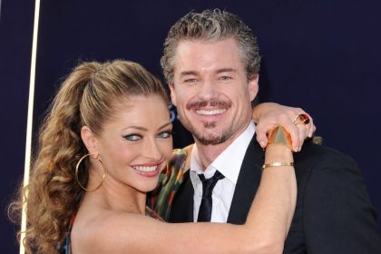 Rebecca Gayheart and Eric Dane posing together at an event in 2010.