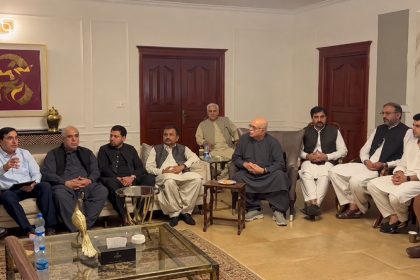 Tehreek Tahaffuz Ayeen-i-Pakistan TTAP leaders at a meeting