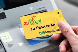 yellow ZU Card for TransPeshawar
