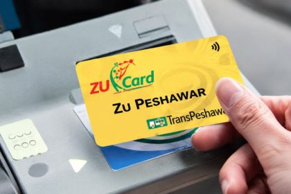 yellow ZU Card for TransPeshawar