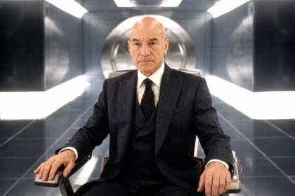 Sir Patrick Stewart portraying Professor Charles Xavier in Marvel's X-Men (2000).